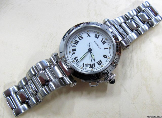 replica Cartier Pasha Ss Automatic Date  Rare R40206818 WATCHES 1 