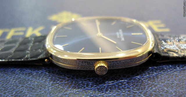 replica Patek Philippe Ellipse 18k Yellow Gold Jumbo Size Watch Stunning WATCHES 1 