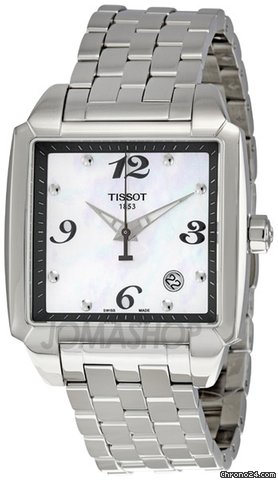 Tissot Quadrato Stainless Steel Mens Watch T0055101111700