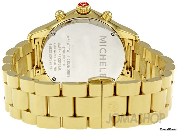 replica Michele Jetway Chronograph Diamond Ladies Watch MWW17A000007 WATCHES 1 