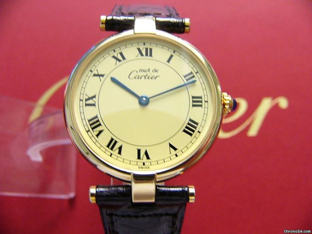 Cartier Must de Cartier Vermeil Silber vergoldet TOP