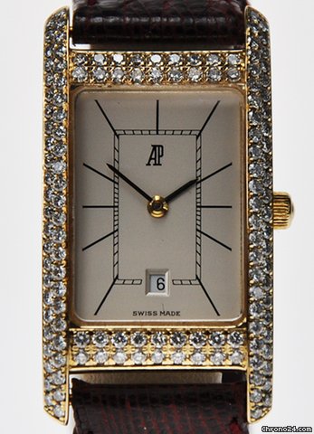 Audemars Piguet 18K Y/G QUARTZ DIAMOND WATCH -