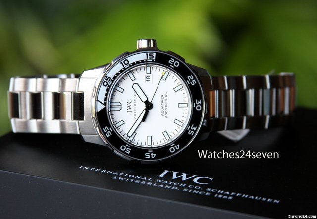 replica IWC Aquatimer 2000 White Dial on Bracelet Model IW356805: Retail: WATCHES 1 