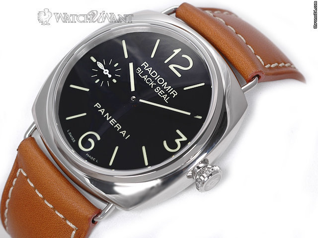 replica Panerai PAM 183 N (Newest N Series) - Radiomir - 45mm Polished Steel - Black Sandwich Dial WATCHES 1 