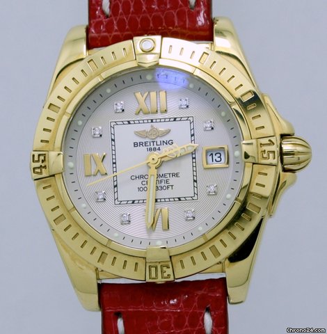 Breitling Cockpit Lady mit Brillantbesatz NEU incl MWST B+P