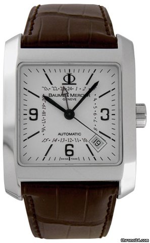 Baume & Mercier and  Hampton Classic XL Brown Mens Watch 8685