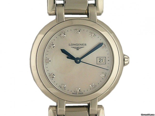 Longines PrimaLuna Diamond Perlmutt 30mm