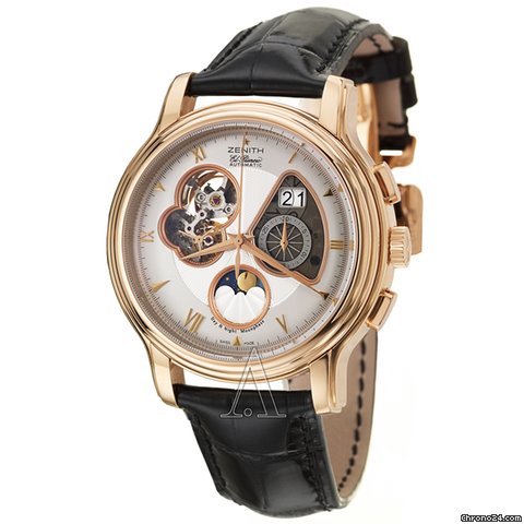Zenith Men's ChronoMaster Open Grande Date Moonphase Watch