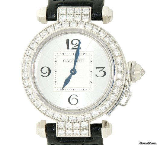 Cartier Pasha 18kt Originalbesatz
