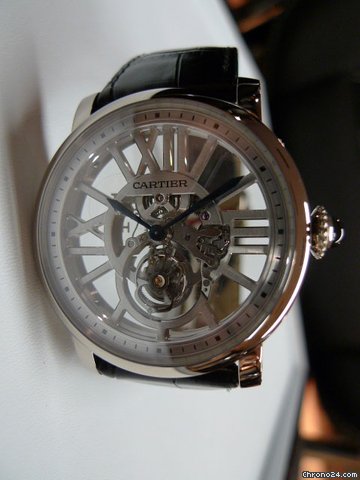 Cartier ROTONDE FLYING TOURBILLON SKELETON W1580031