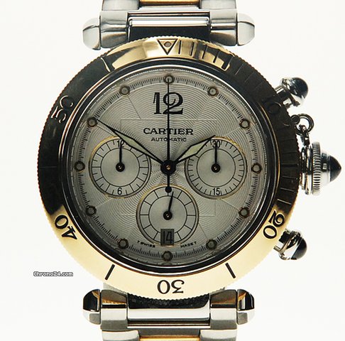 Cartier PASHA S/G, AUTOMATIC CHRONOGRAPH GENTS W31036T6