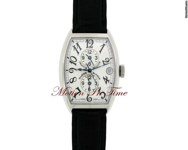 Franck Muller MASTER BANKER 3 TIMEZONE AUTOMATIC STAINLESS STEEL MEN'S