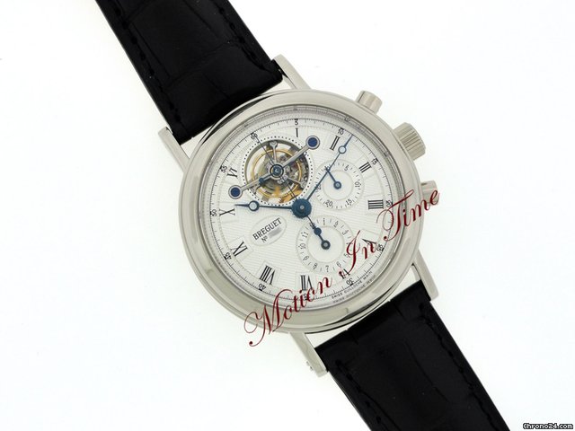 replica Breguet GRAND COMPLICATION TOURBILLON CHRONOGRAPH WHITE GOLD - RARE WATCHES 1 