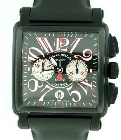replica Franck Muller Conquistador Black Cortez Chronograph 10000 H CC NR WATCHES 1 