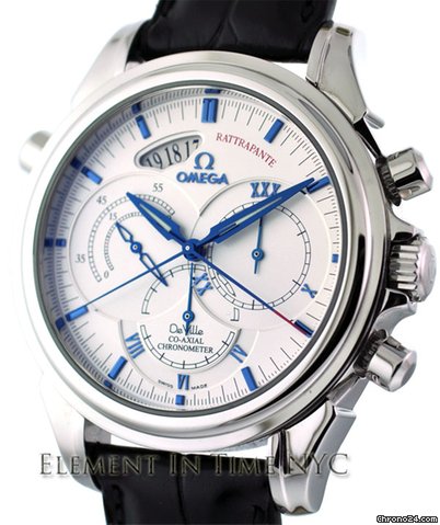 Omega DeVille Co-Axial Rattrapante 4847 NIB