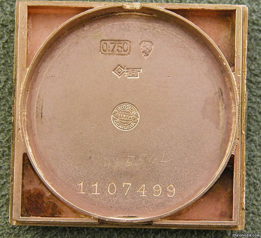 replica IWC VINTAGE 18K ROSE GOLD RECTANGULAR WATCHES 1 