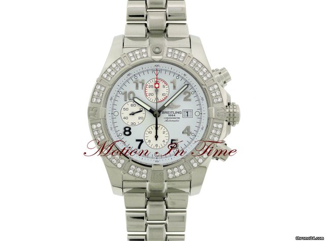Breitling SUPER AVENGER STAINLESS STEEL DIAMOND 48mm NEW