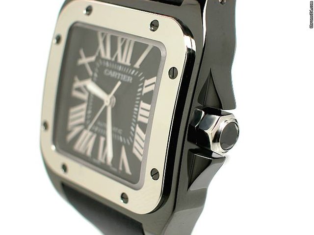 replica Cartier "SANTOS 100" mittleres Modell WATCHES 1 
