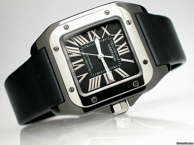 Cartier "SANTOS 100" mittleres Modell