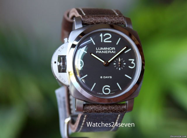 replica Panerai PAM 368 Luminor 1950 Destro 8 Days Titanio Special Edition WATCHES 1 