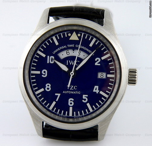 IWC UTC Blue Dial Platinum LIMITED