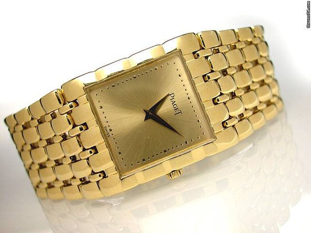 Piaget "SCHeNE GOLDBANDUHR" 18K/750 GELBGOLD
