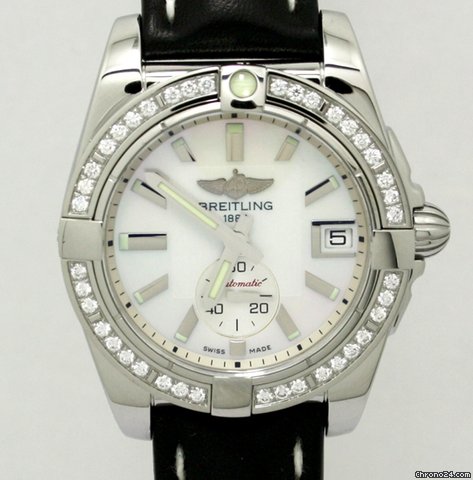 Breitling Galactic 36 Automatic Diamant NEU incl MWST mit Box + Pap