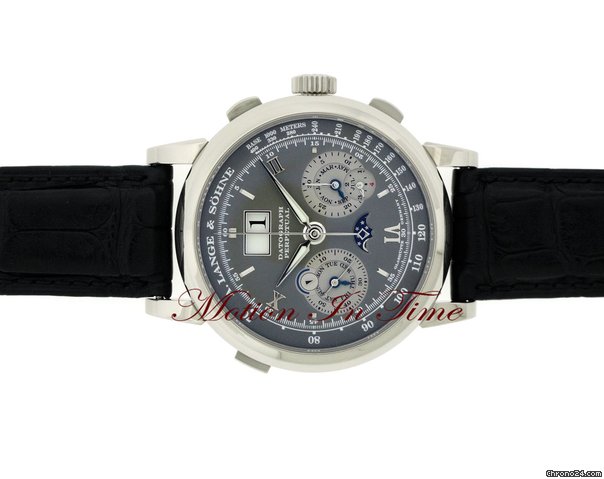 replica A. Lange & Sohne DATOGRAPH PERPETUAL CALENDAR CHRONOGRAPH FLYBACK -WHITE GOLD WATCHES 1 