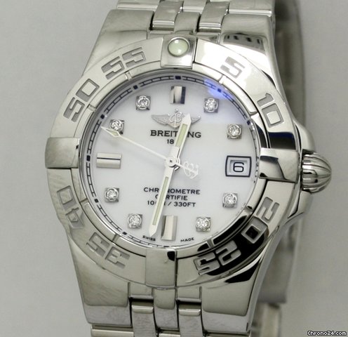 Breitling Galactic 30  NEU incl MWST mit Box + Papi