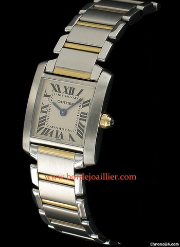replica Cartier Tank Fran?aise PM Bicolore WATCHES 1 