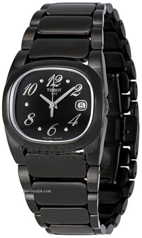 Tissot T Moments Black PVD Ladies Watch T0091101105701
