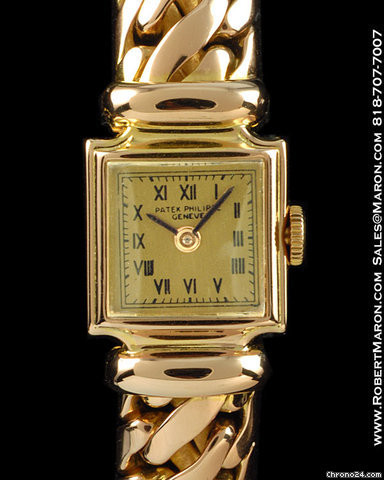 Patek Philippe Ladies square bracelet watch