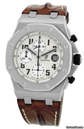 Audemars Piguet Gent's Stainless Steel  Royal Oak Offshore Safari Chronograph Strapwatch