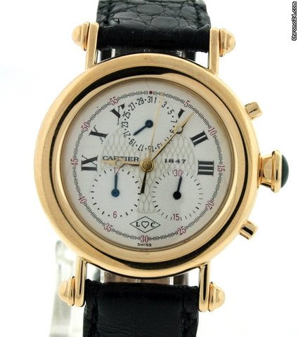 replica Cartier Diablo Chronograph Pre-owned WATCHES 1 