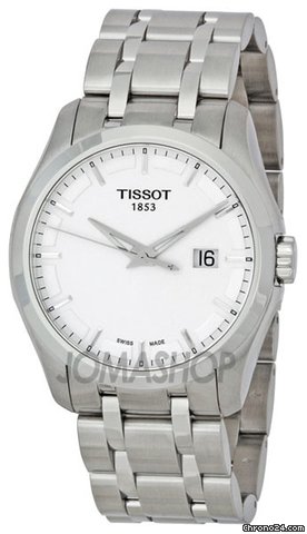 Tissot Mens Couturier Silver Dial Watch T0354101103100