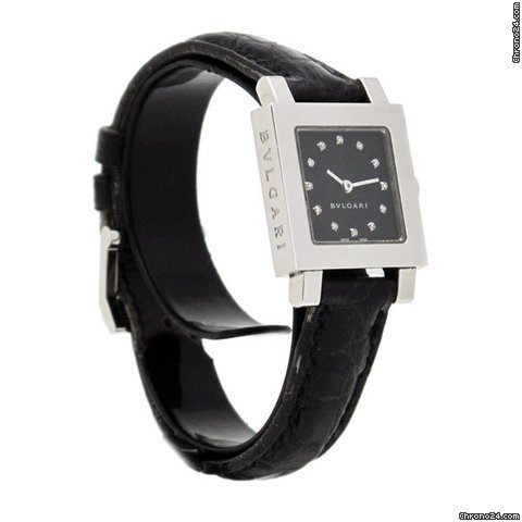 Bulgari SQ22 ST ALLI BLK QUARTZ 12