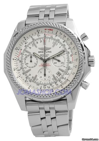 Breitling Bentley Motors Chronograph Steel Mens Watch A2536212-G552SS