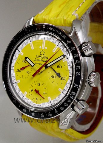 replica Omega Speedmaster Michael Schumacher Yellow Limited WATCHES 1 