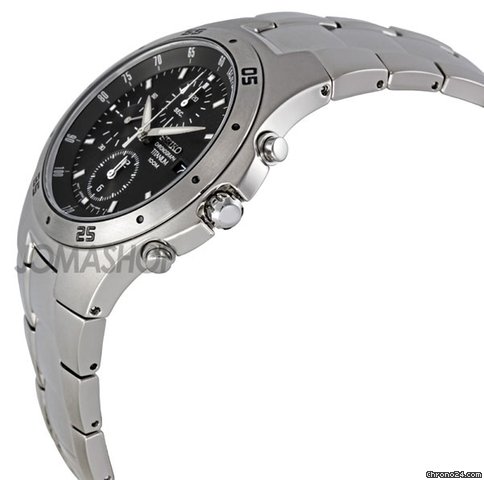 Seiko Titanium Chronograph Mens Watch SND419 WATCHES 2