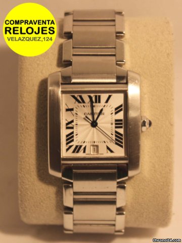 Cartier TANK FRANCES automatico CABALLERO
