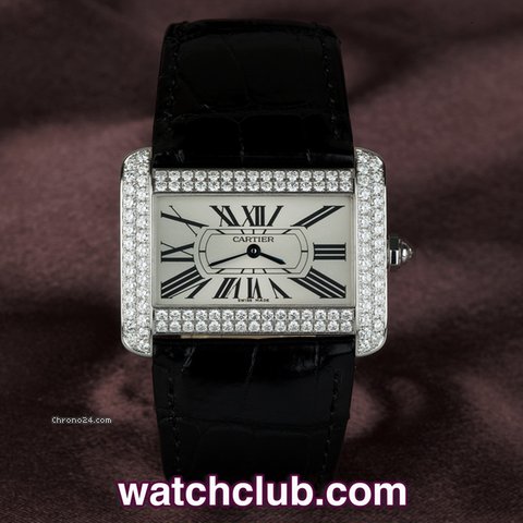 replica Cartier Divan White Gold - Diamond Case WATCHES 1 