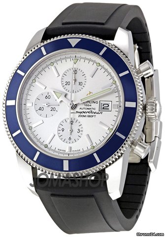 Breitling Superocean Heritage Chronograph Silver Dial Mens Watch A1332016-G698BKPD