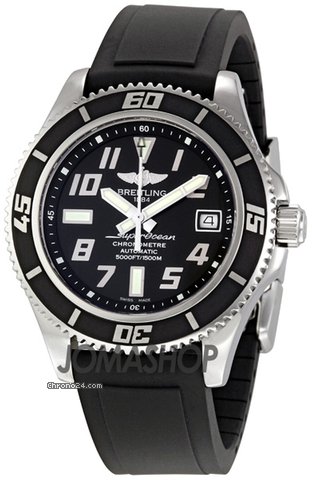 Breitling Superocean 42 Black Dial Automatic Mens Watch A1736402-BA28BKPD