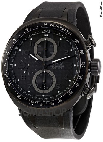Oris TT3 Chronograph Black Mens Automatic Watch 674 7611 7764RS