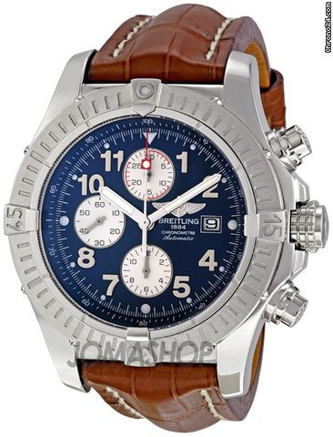 Breitling Super Avenger Blue Dial Chronograph Mens Watch A1337011-C615BRCT