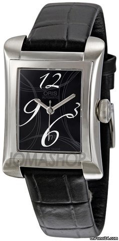 Oris Culture Miles Rectangular Ladies Watch 561-7620-4064LS