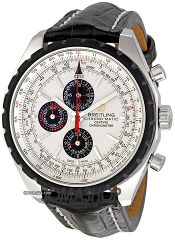 Breitling Chrono-Matic 1461 Silver Dial Automatic Mens Watch A1936002-G683BKCT
