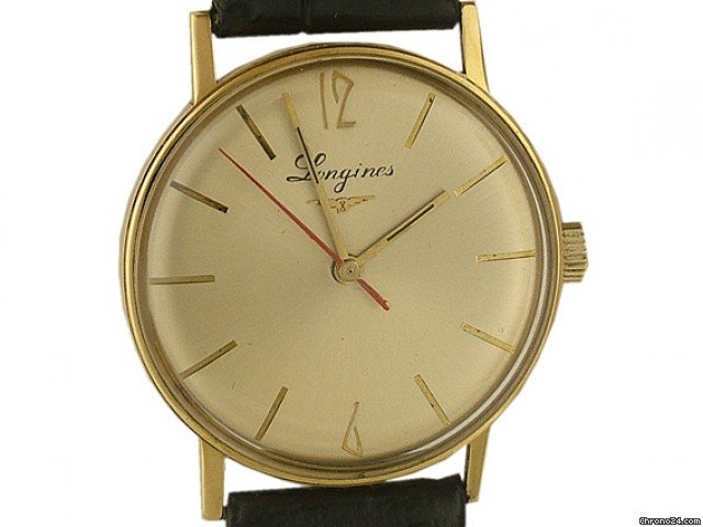 Longines Vintage 18kt Gelbgold Handaufzug "Universal Geneve" 33mm