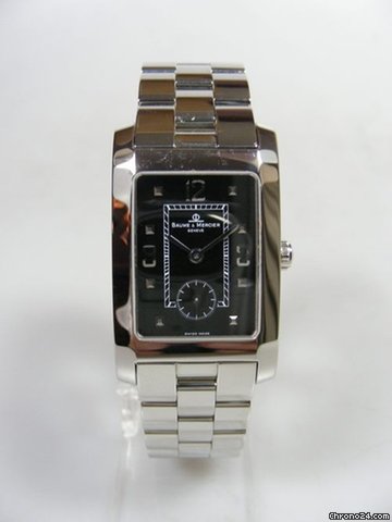 Baume & Mercier Hampton -complet acier-prix neuf 1290 euros.