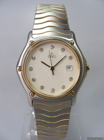 Ebel Wave or/acier